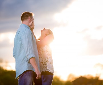 Jessica and Joe - Spring Country Engagement Photos