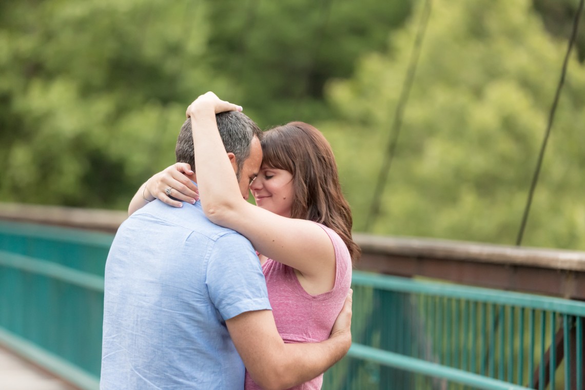 Knoxville engagement photography at Ocoee River
