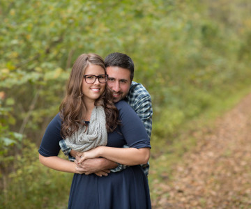 Emily and David - Fall Country Engagement Photos