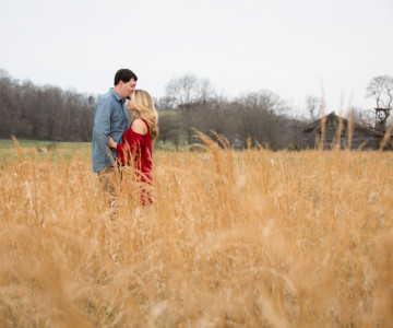Aubrey and Lance - Fun Engagement Photos in the Country