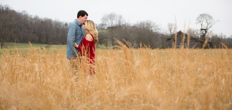 Aubrey and Lance - Fun Engagement Photos in the Country