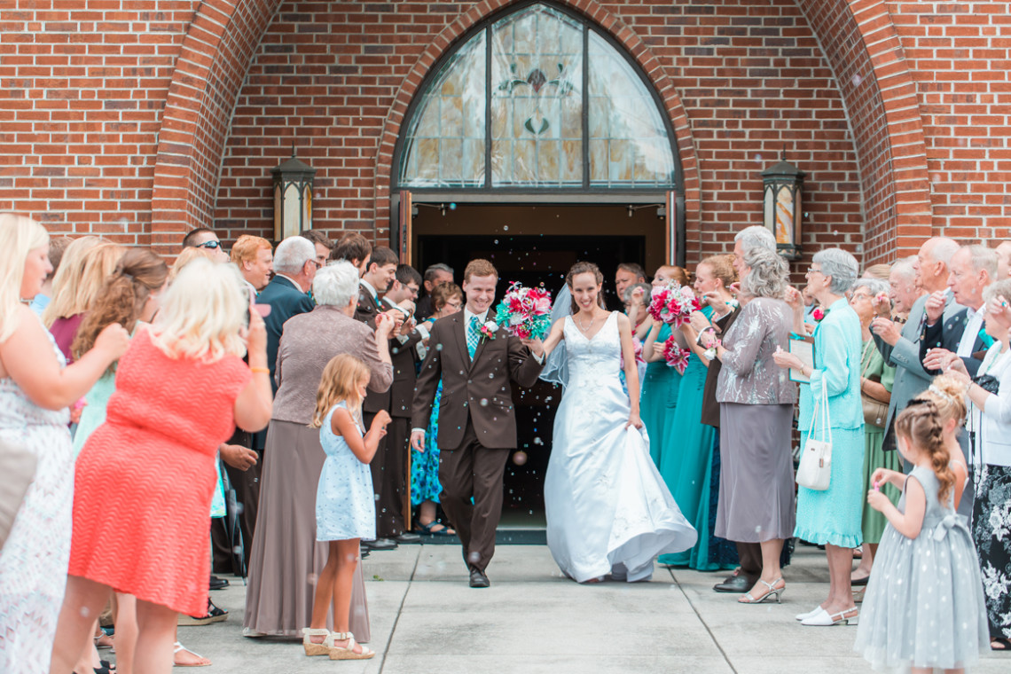 Church wedding in Knoxville, TN by Knoxville wedding photographers