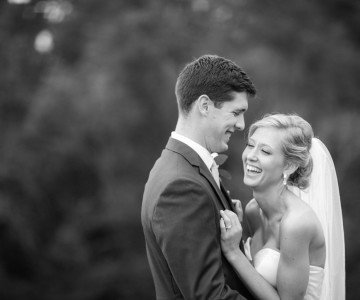 Nikki and Alex - Reserve at Clearview Farms Wedding Story in Black and White