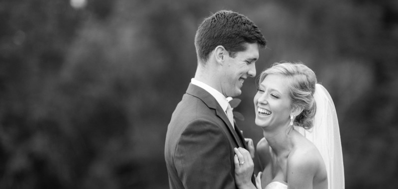 Nikki and Alex - Reserve at Clearview Farms Wedding Story in Black and White