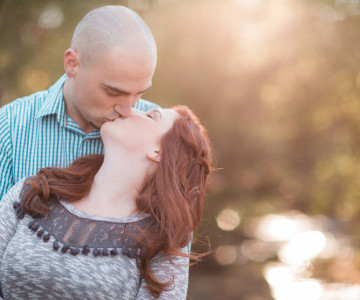 Ally and Rob - Fall Engagement Photos in Knoxville
