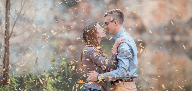 Christina and Doug - Fall Engagement Photos in Knoxville