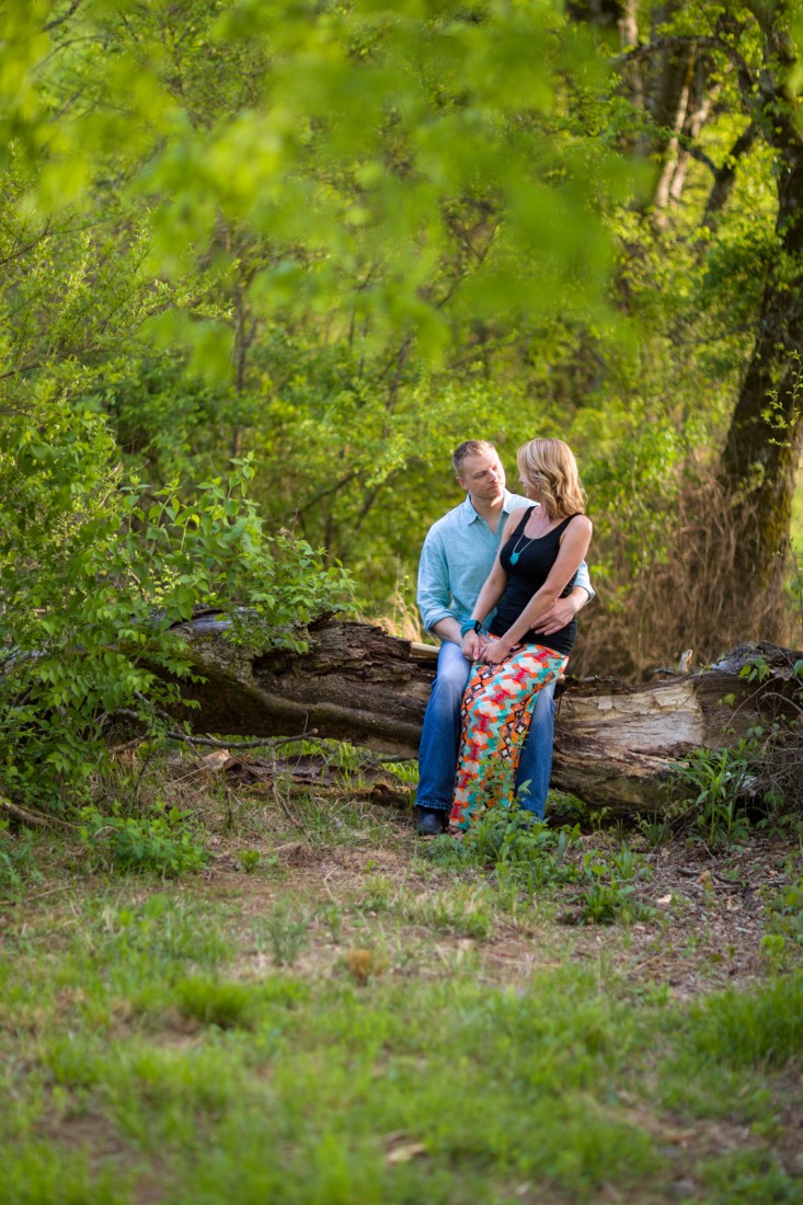 Spring Country Engagement Photos in Sevierville TN