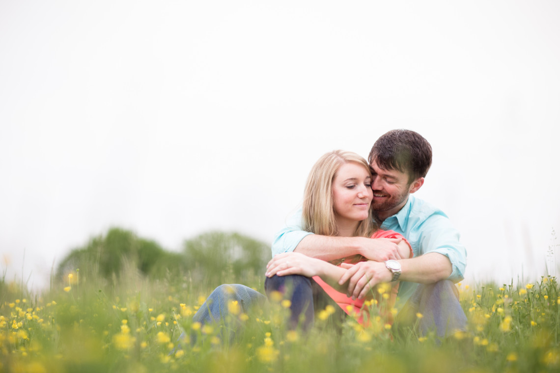 Spring country engagement photos by Knoxville wedding photographer 2 Hodges Photography in Sevierville